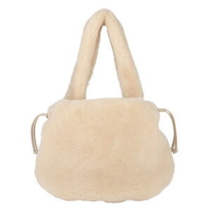 Bottega Veneta handbag LAMB SHEARING beige